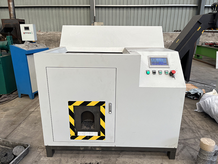 Large Metal recycling press cake machine